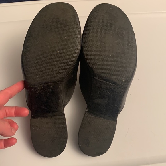 Gucci Malaga Kid Horsebit Black Leather Sandals Sz 8 - Picture 12 of 12